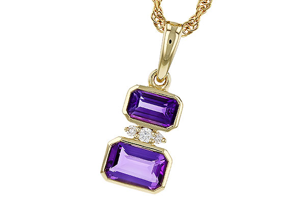 K320-36300: NECK .72 TW AMETHYST .75 TGW