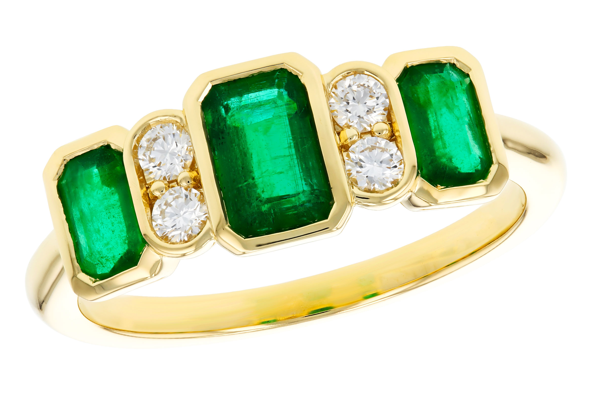 K321-20863: LDS RG 1.04 TW EMERALD 1.19 TGW