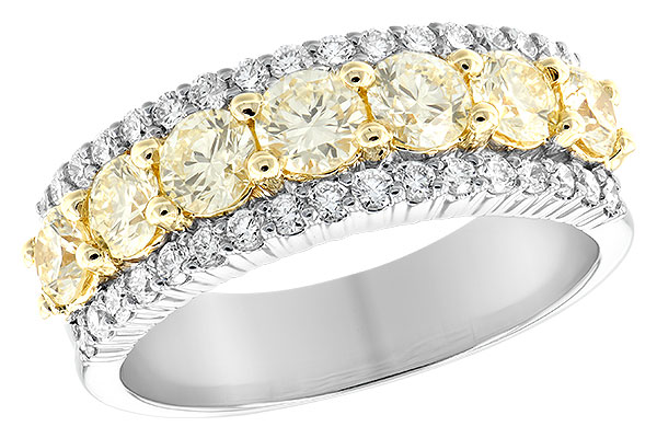 L233-94527: LDS DIA WED RG 1.20 YELLOW DIA 1.64 TW