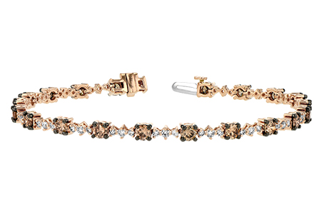 L233-97218: BRACELET 3.05 BROWN DIA 4.10 TW