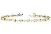 L233-97263: BRACELET 2.80 YELLOW DIA 4.01 TW
