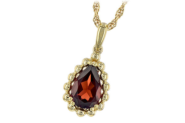 L234-86345: NECKLACE 1.38 CT GARNET