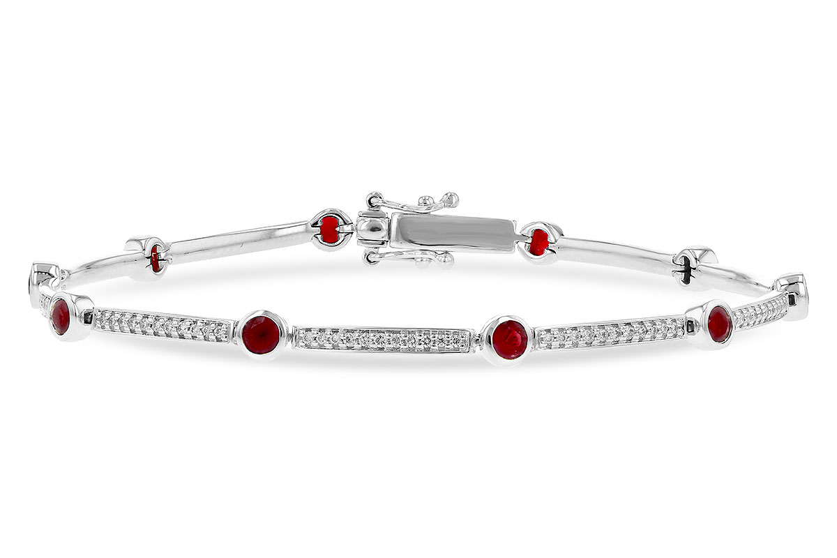 L235-79945: BRACELET 1.22 TW RUBY 1.67 TGW