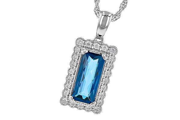 L235-80827: NECK 1.55 LONDON BLUE TOPAZ 1.70 TGW