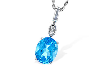 L235-80900: NECK 2.84 BLUE TOPAZ 2.87 TGW (10x8MM BT)