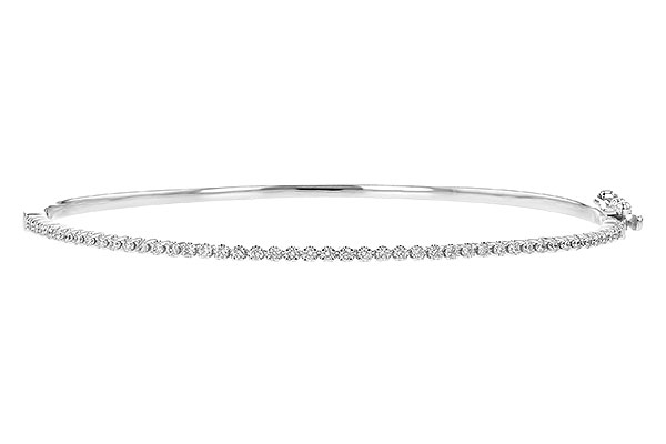L235-81800: BANGLE BRACELET .50 TW