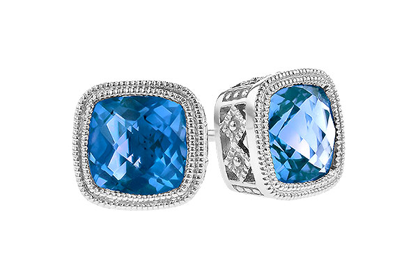 L318-47181: EARR 2.20 TW BLUE TOPAZ