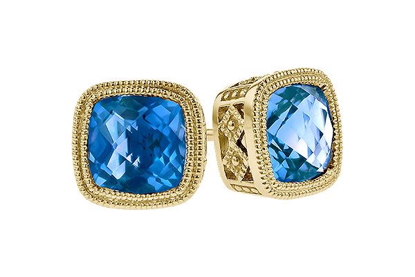 L318-47181: EARR 2.20 TW BLUE TOPAZ