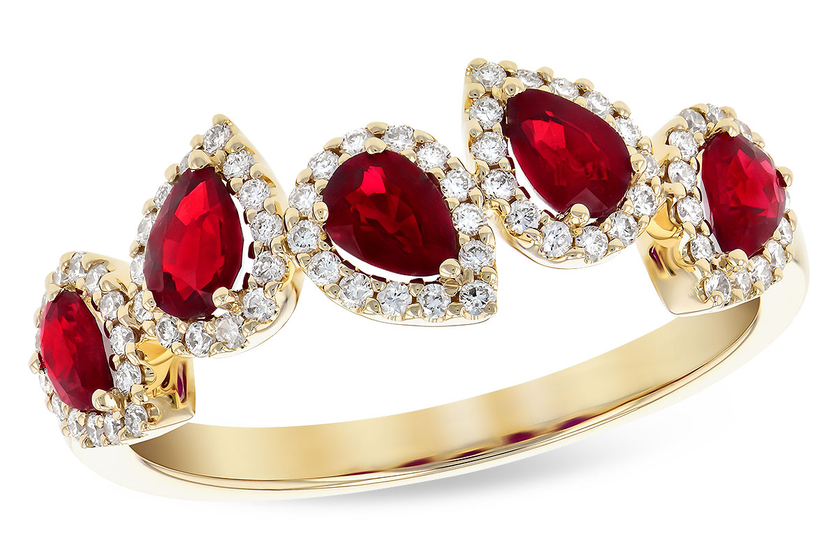 L318-48145: LDS RG .90 TW RUBY 1.14 TGW