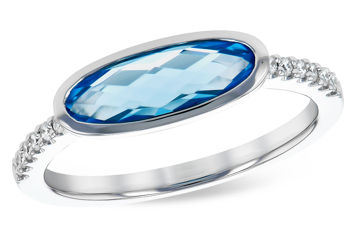 L318-49063: LDS RG 1.30 BLUE TOPAZ 1.40 TGW