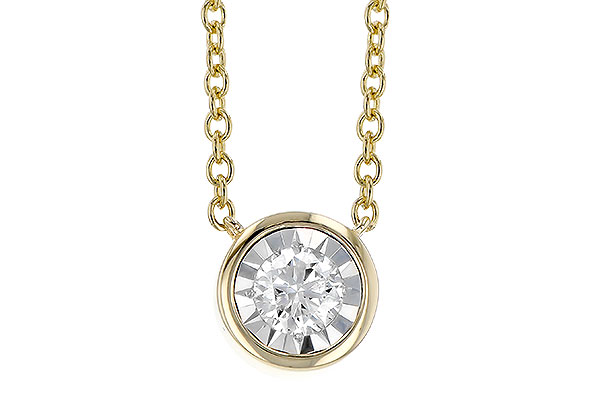 L318-49072: NECKLACE .32 BR (18")