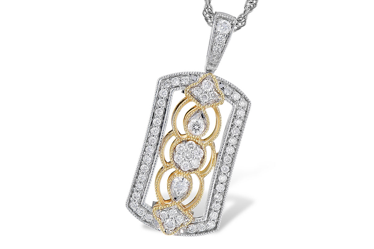 L318-51800: NECKLACE .33 TW