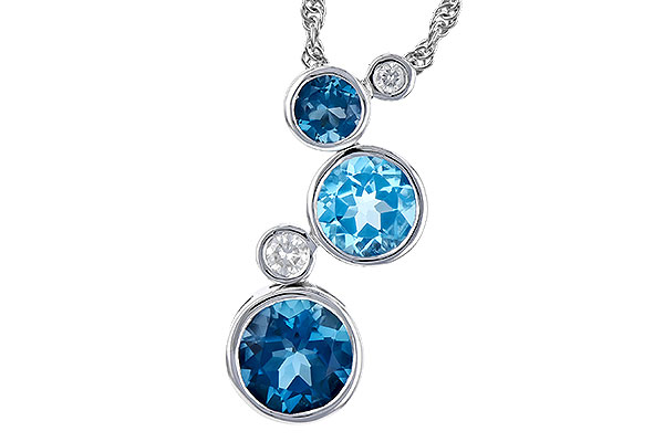 L318-52709: NECK 2.30 BLUE TOPAZ 2.40 TGW