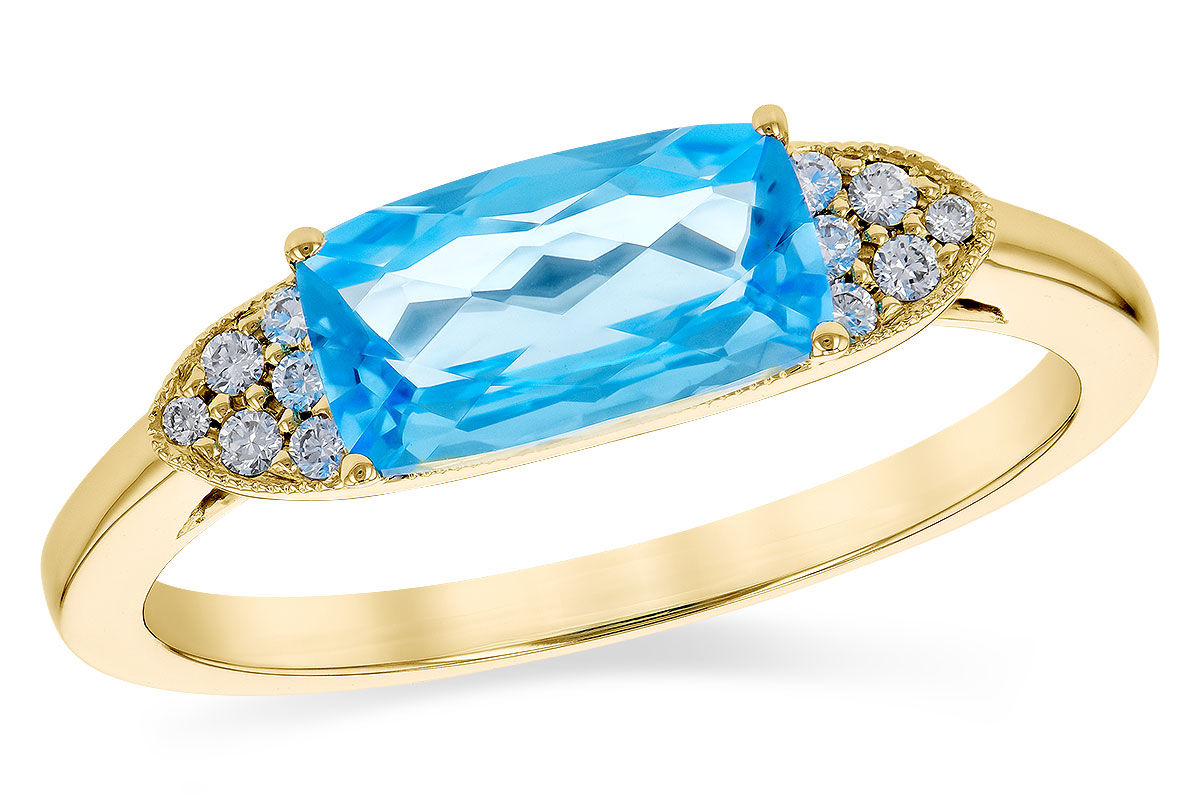 L319-37181: LDS RG 1.44 BLUE TOPAZ 1.52 TGW