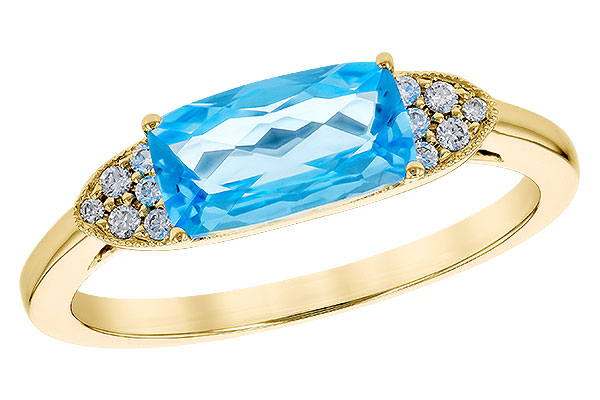L319-37181: LDS RG 1.44 BLUE TOPAZ 1.52 TGW