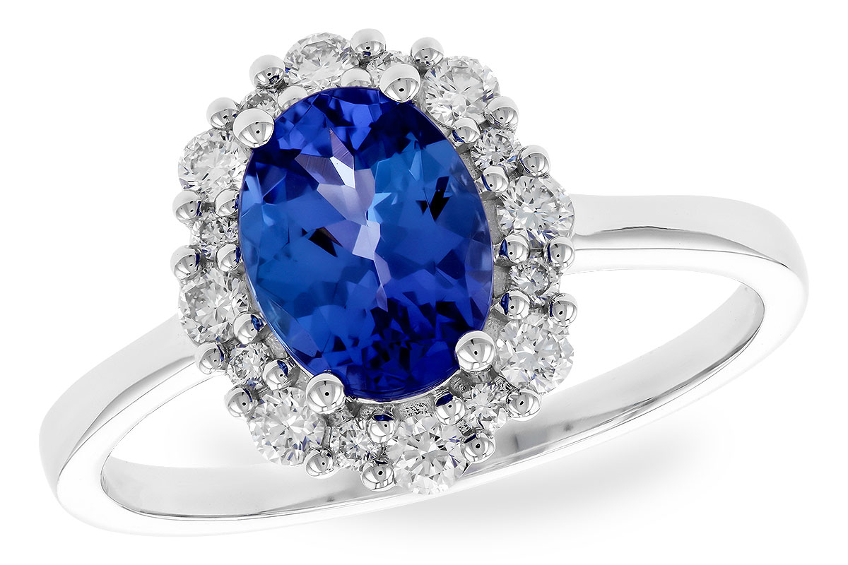 L319-41800: LDS RG 1.02 TANZANITE 1.30 TGW (8x6 OVAL)