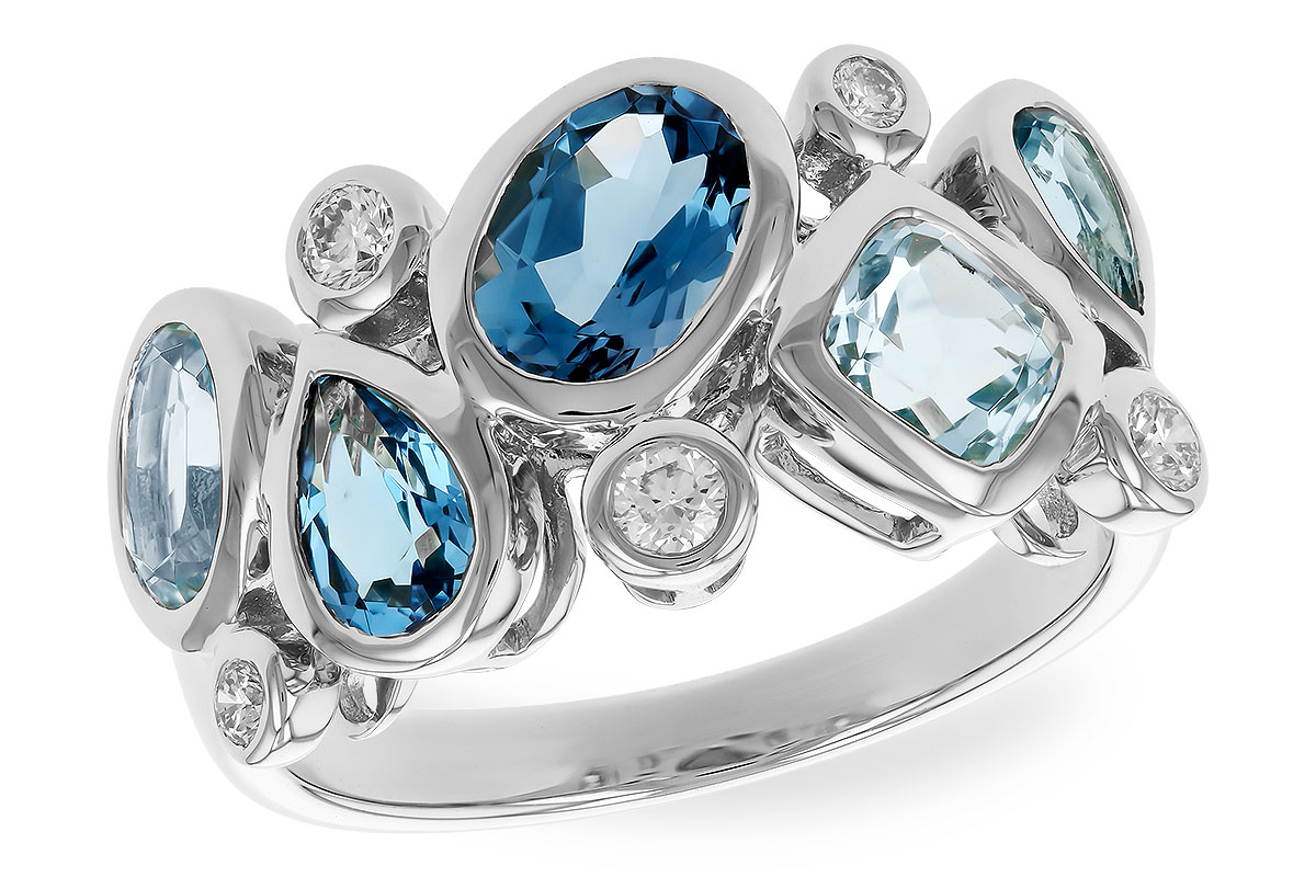 L319-42636: LDS RG 2.57 BLUE TOPAZ TW 2.75 TGW