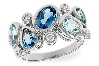 L319-42636: LDS RG 2.57 BLUE TOPAZ TW 2.75 TGW