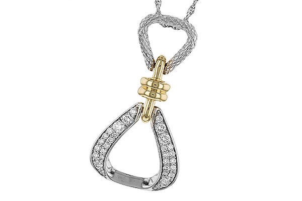 L319-44472: NECKLACE .50 TW