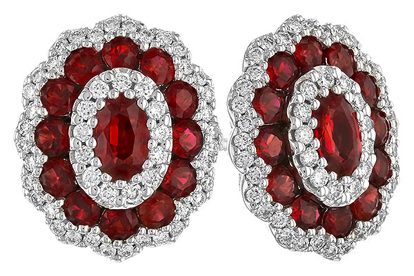 L319-45436: EARR 1.68 TW RUBY 2.15 TGW (5x3MM RUBY)