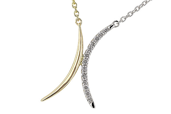 L320-28118: NECKLACE .14 TW (18")