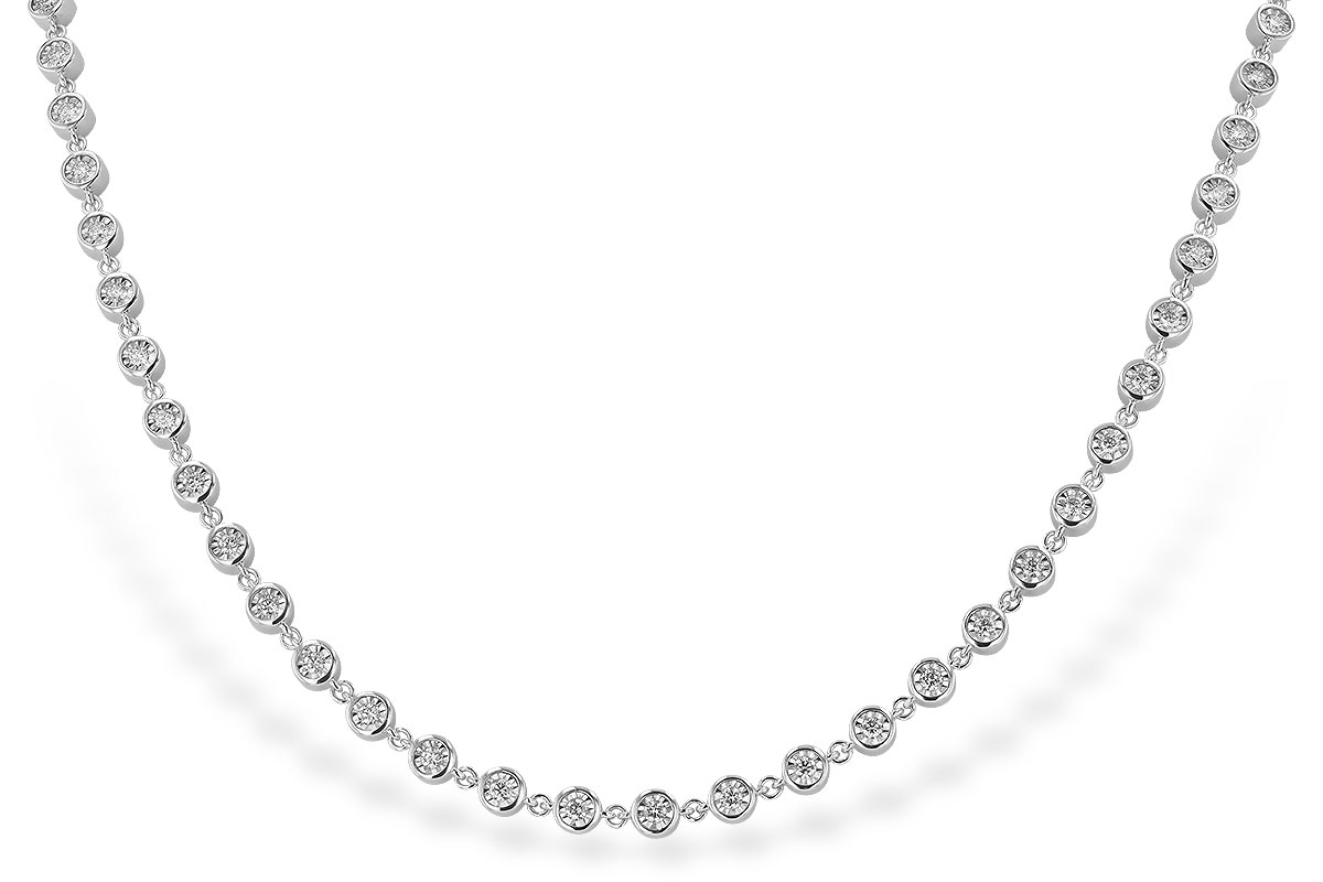 L320-28145: NECKLACE 3.40 TW (18")