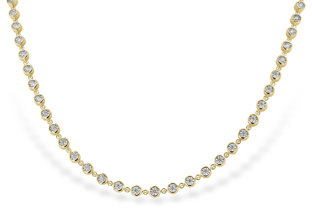 L320-28145: NECKLACE 3.40 TW (18")