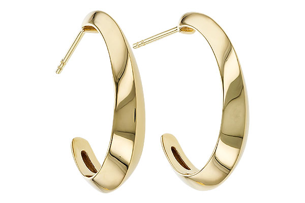 L320-29945: GOLD EARRINGS (25MM)
