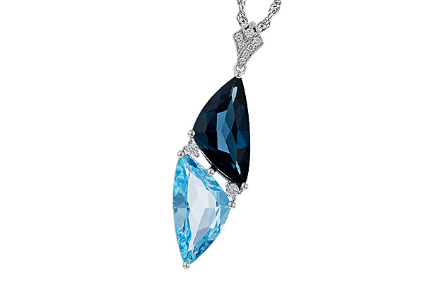 L320-29954: NECK 6.87 BLUE TOPAZ 6.97 TGW