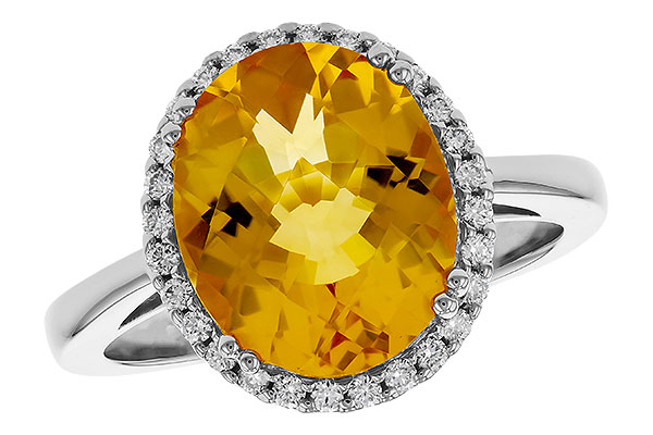 L320-30872: LDS RG 3.85 CITRINE 4.05 TGW (12x10MM OV)