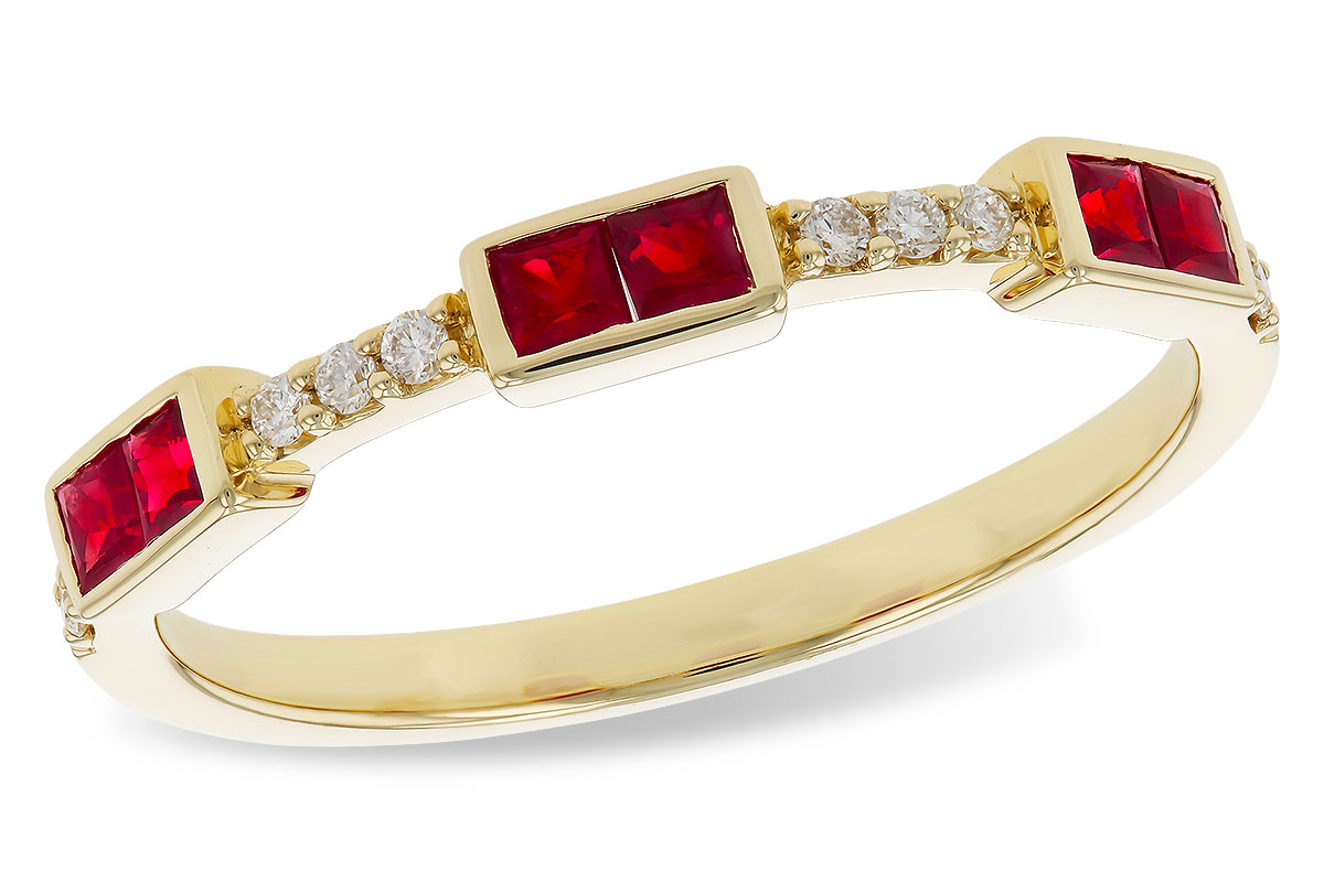 L320-32636: LDS WED RG .34 RUBY .41 TGW