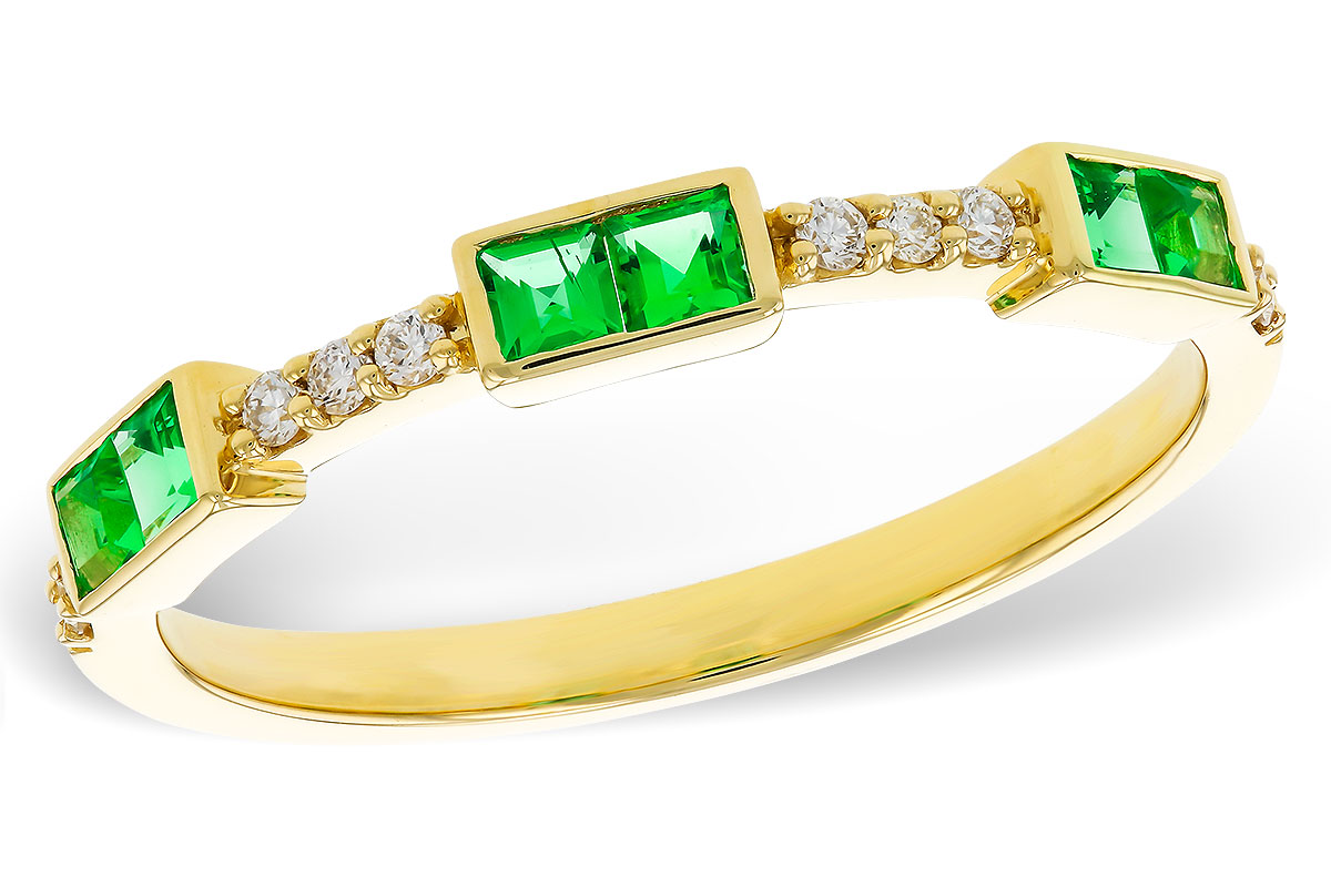 L320-32700: LDS WED RG .23 TW EMERALD .30 TGW