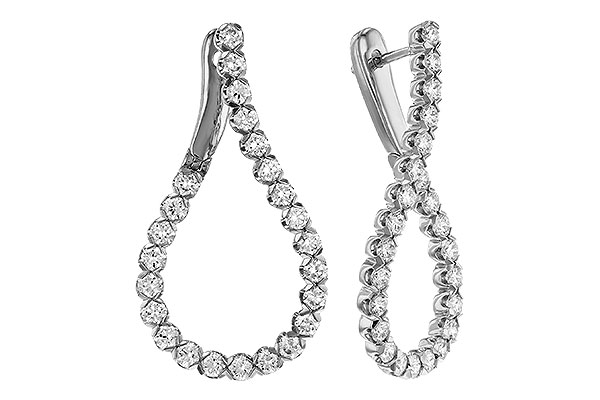 L320-34509: EARRINGS 2.00 TW