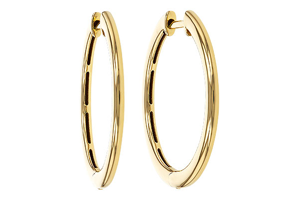 L320-35381: GOLD EARRINGS (24MM)