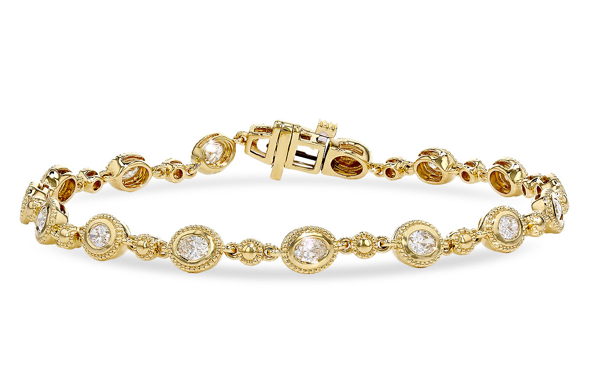 L320-35436: BRACELET 1.25 TW OVAL DIAS (7")
