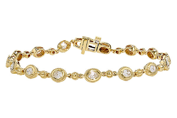 L320-35436: BRACELET 1.25 TW OVAL DIAS (7")