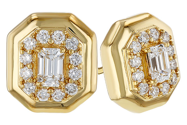 L320-36354: EARRINGS .30 TW E.C. .56 TW