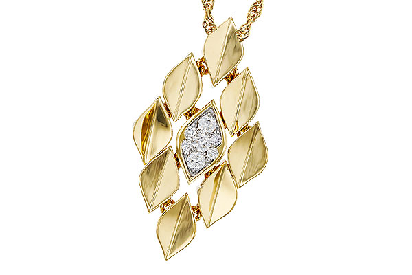 L321-19054: NECKLACE .15 TW