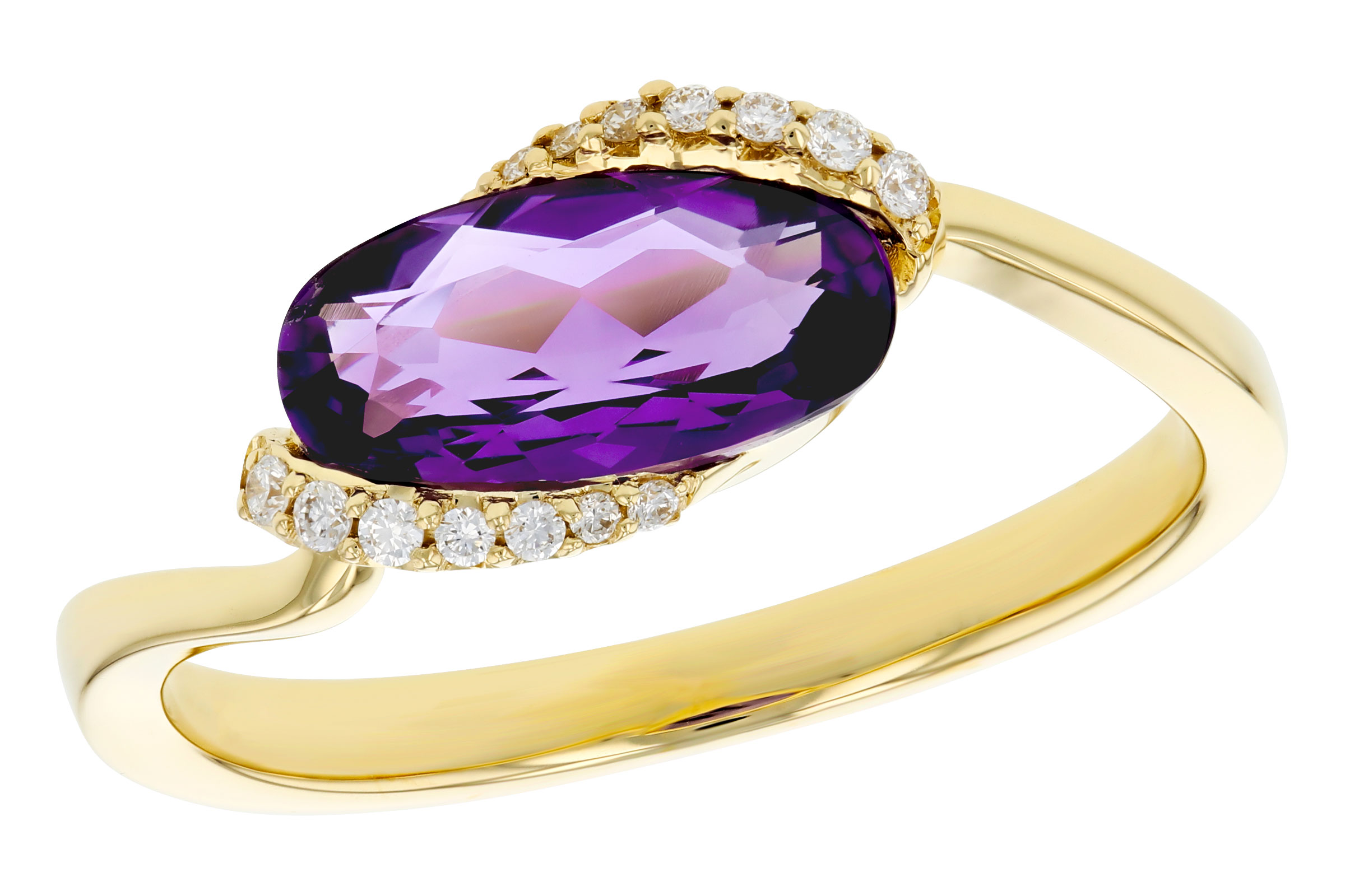 L321-20863: LDS RG 1.07 TW AMETHYST 1.13 TGW (10x5MM AMY)