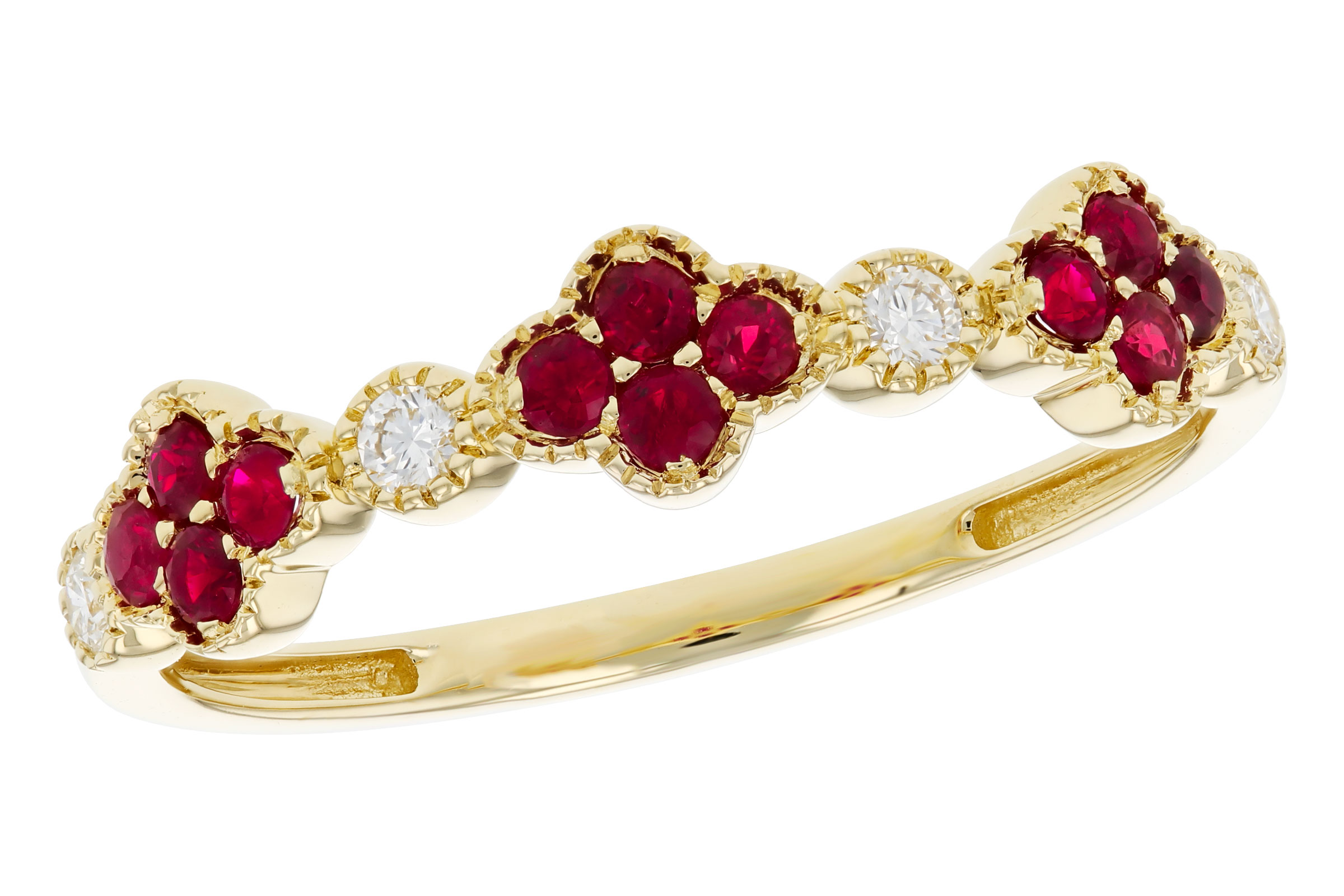 L321-21745: LDS WED RG .22 TW RUBY .30 TGW