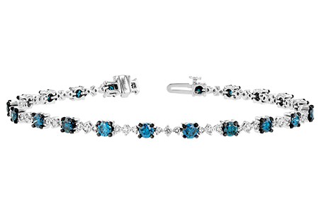 M233-97209: BRACELET 3.00 BLUE DIA 4.05 TW