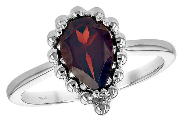 M234-86345: LDS GARNET RING 1.38 CT