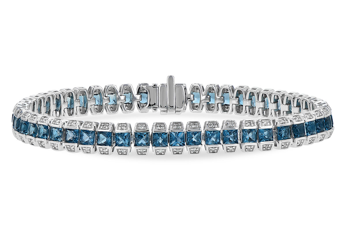 M235-73627: BRACELET 8.58 LONDON BLUE TOPAZ 9.03 TGW