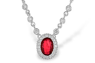 M235-79918: NECK .70 RUBY .94 TGW (17")