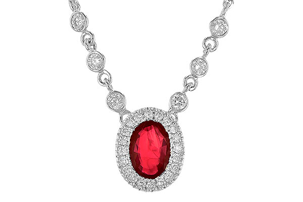 M235-79918: NECK .70 RUBY .94 TGW (17")