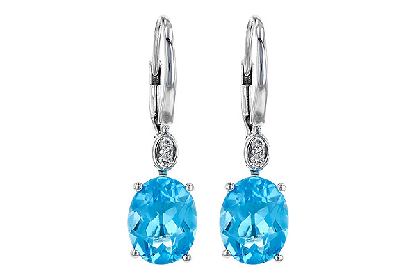 M235-81727: EARR 3.70 TW BLUE TOPAZ 3.75 TGW (9x7MM BT)