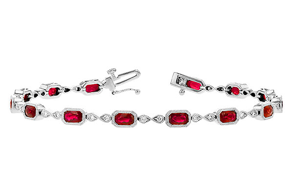 M318-49072: BRACELET 4.50 RUBY 4.82 TGW