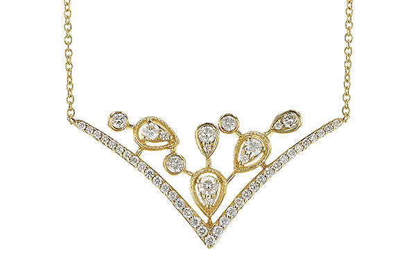 M318-49927: NECKLACE .45 TW