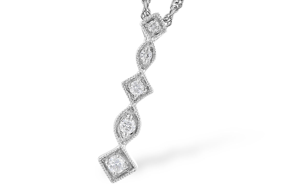 M318-53581: NECKLACE .10 TW
