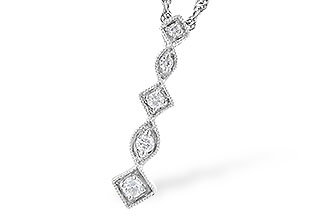 M318-53581: NECKLACE .10 TW